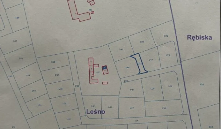 Działka budowlana Rębiska