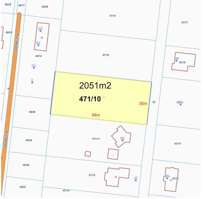 Działka budowlana Mirosławice, ul. Słoneczna. Zdjęcie 2