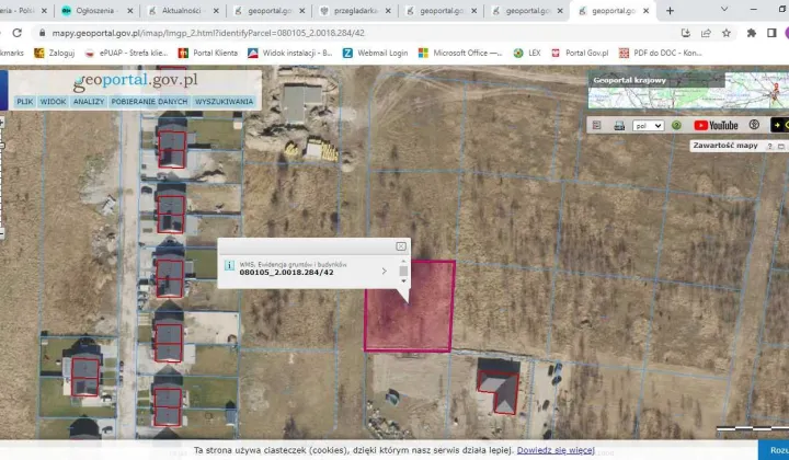 Działka budowlana Baczyna