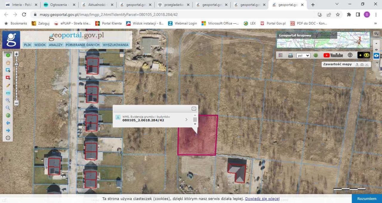 Działka budowlana Baczyna. Zdjęcie 1