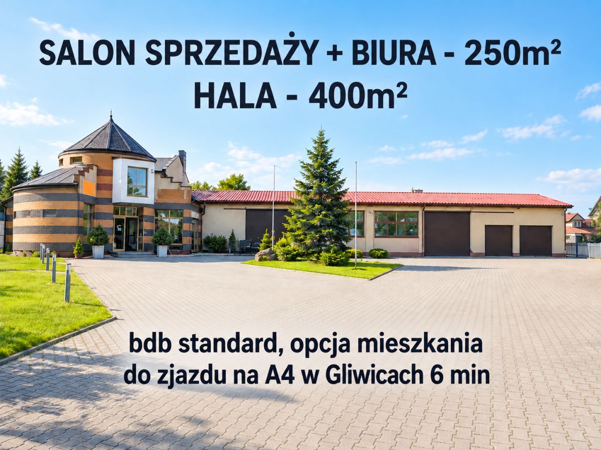 Nieruchomość komercyjna do wynajęcia Nieborowice, ul. Główna 10 - 14 500 zł / miesiąc