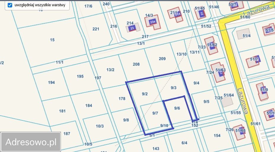 Działka budowlana Nysa, ul. Lazurowa. Zdjęcie 2