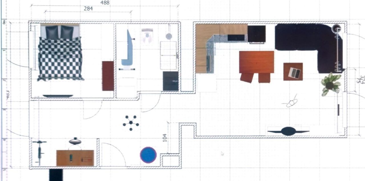Mieszkanie 2-pokojowe Boguszów-Gorce Boguszów, ul. Kolejowa. Zdjęcie 9