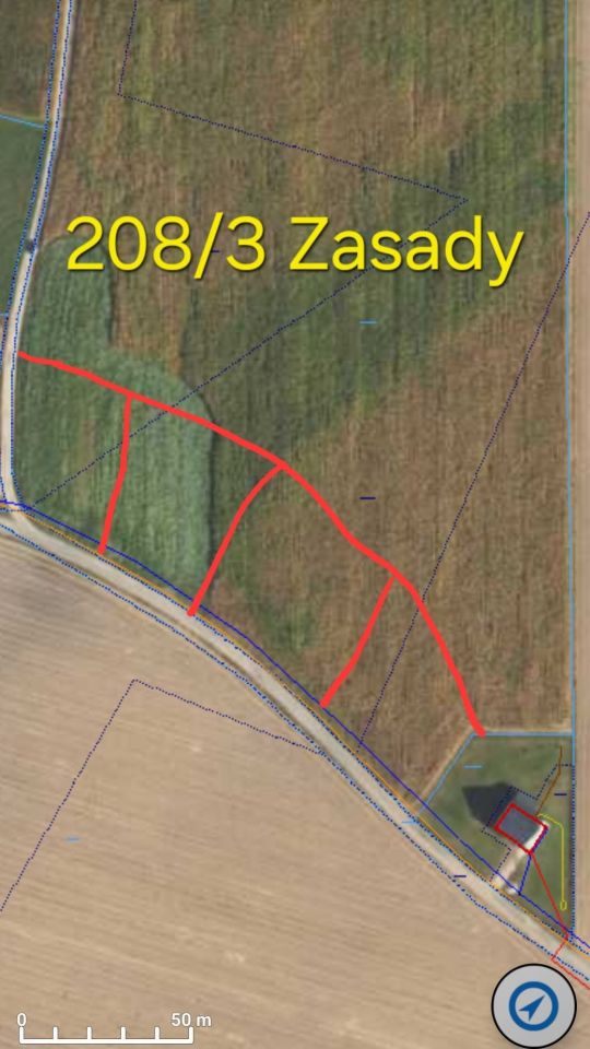 Działka budowlana Stare Zasady. Zdjęcie 1