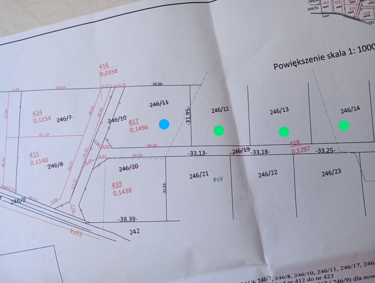 Działka budowlana Teodorów. Zdjęcie 5