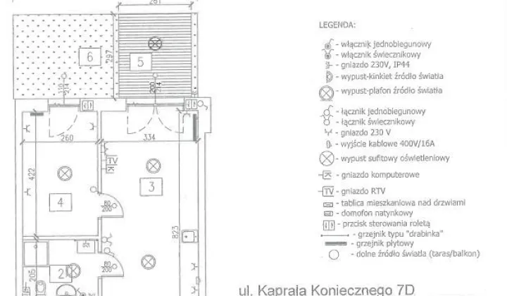 Mieszkanie 2-pokojowe Dziwnów, ul. Kaprala Koniecznego