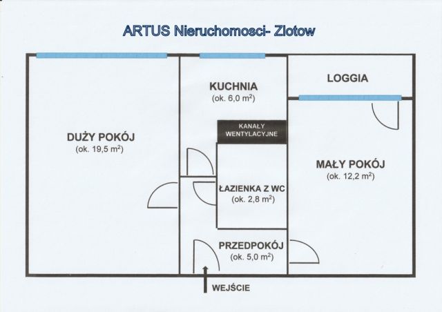 Mieszkanie 2-pokojowe Złotów, ul. Juliusza Słowackiego. Zdjęcie 2