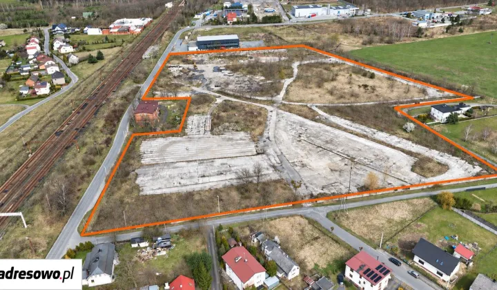 Działka inwestycyjna Kuźnia Raciborska, ul. Kolejowa