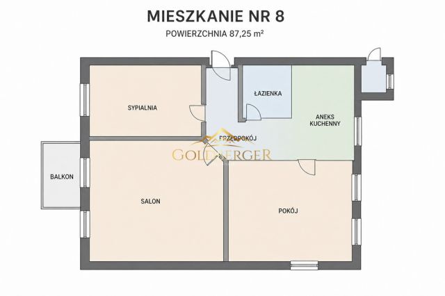 Mieszkanie 3-pokojowe Poznań Jeżyce, ul. Stanisława Staszica. Zdjęcie 22