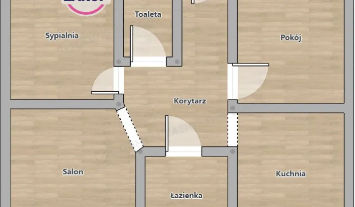 Mieszkanie 3-pokojowe Pruszcz Gdański, ul. Stefana Rogozińskiego