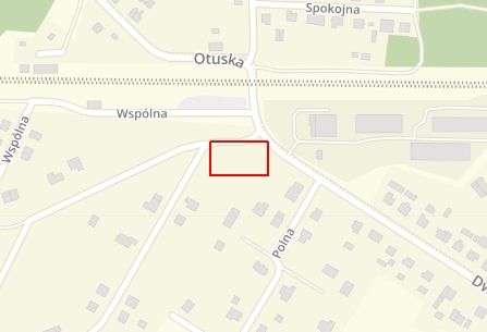 Działka budowlana Skrzynki, ul. Dworcowa / Dębina