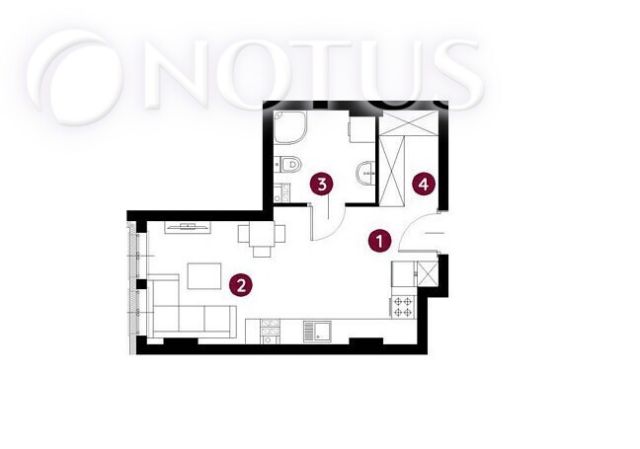 Mieszkanie 1-pokojowe Bielsko-Biała, ul. Mostowa. Zdjęcie 1