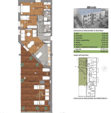 Mieszkanie 3-pokojowe Białystok Starosielce, ul. Klepacka. Zdjęcie 10