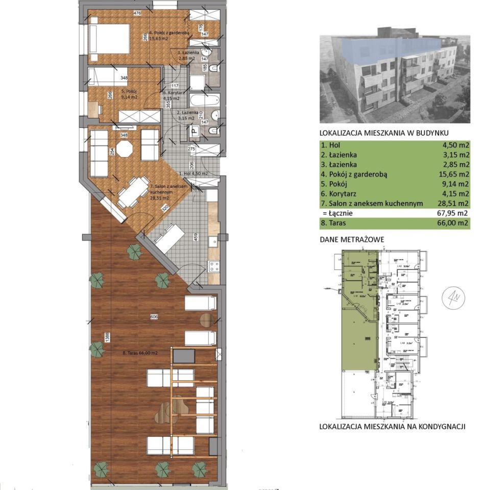 Mieszkanie 3-pokojowe Białystok Starosielce, ul. Klepacka. Zdjęcie 10