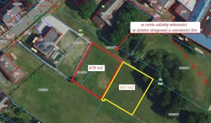 Działka budowlana Gorzyczki, ul. Wiejska