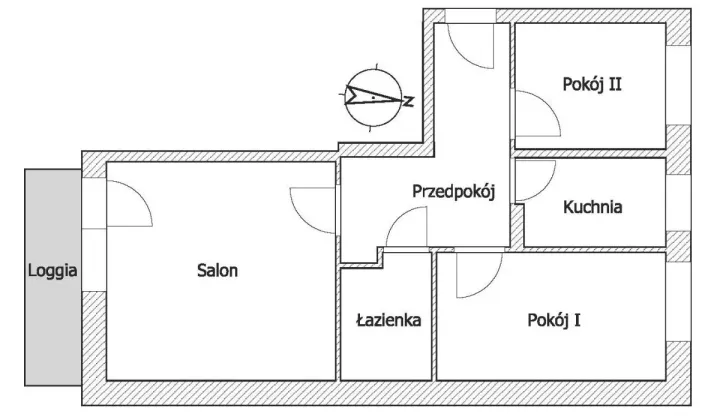 Mieszkanie 3-pokojowe Kraków Nowa Huta, os. Złotego Wieku