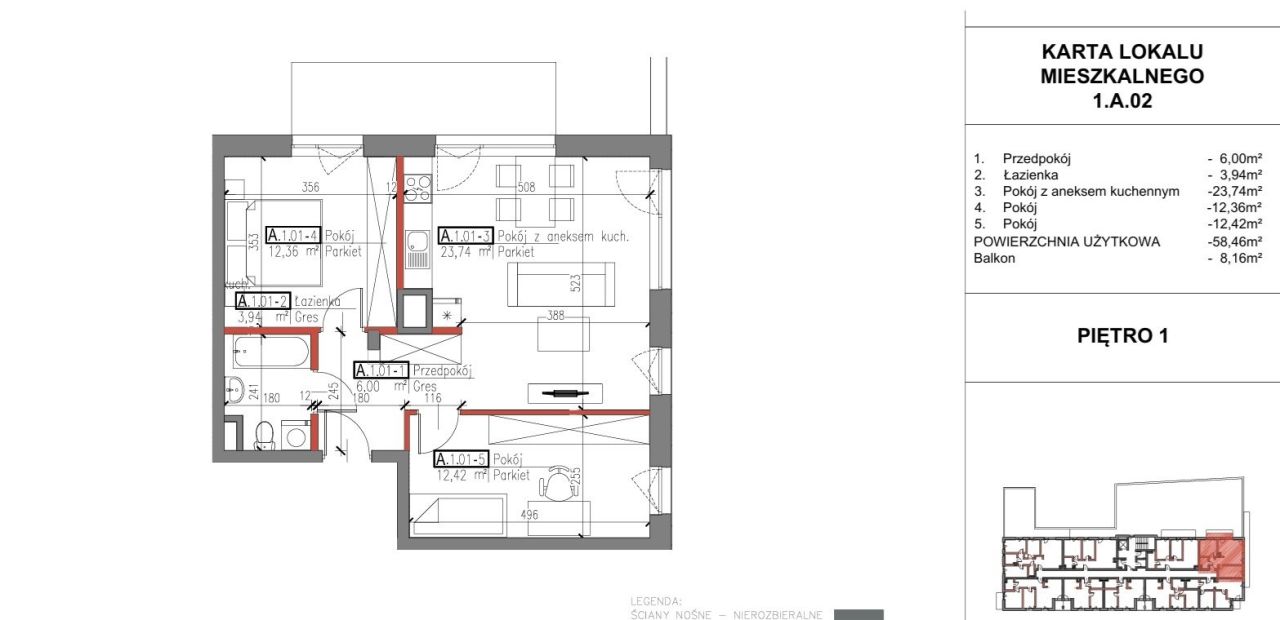 Mieszkanie 3-pokojowe Piaseczno. Zdjęcie 5