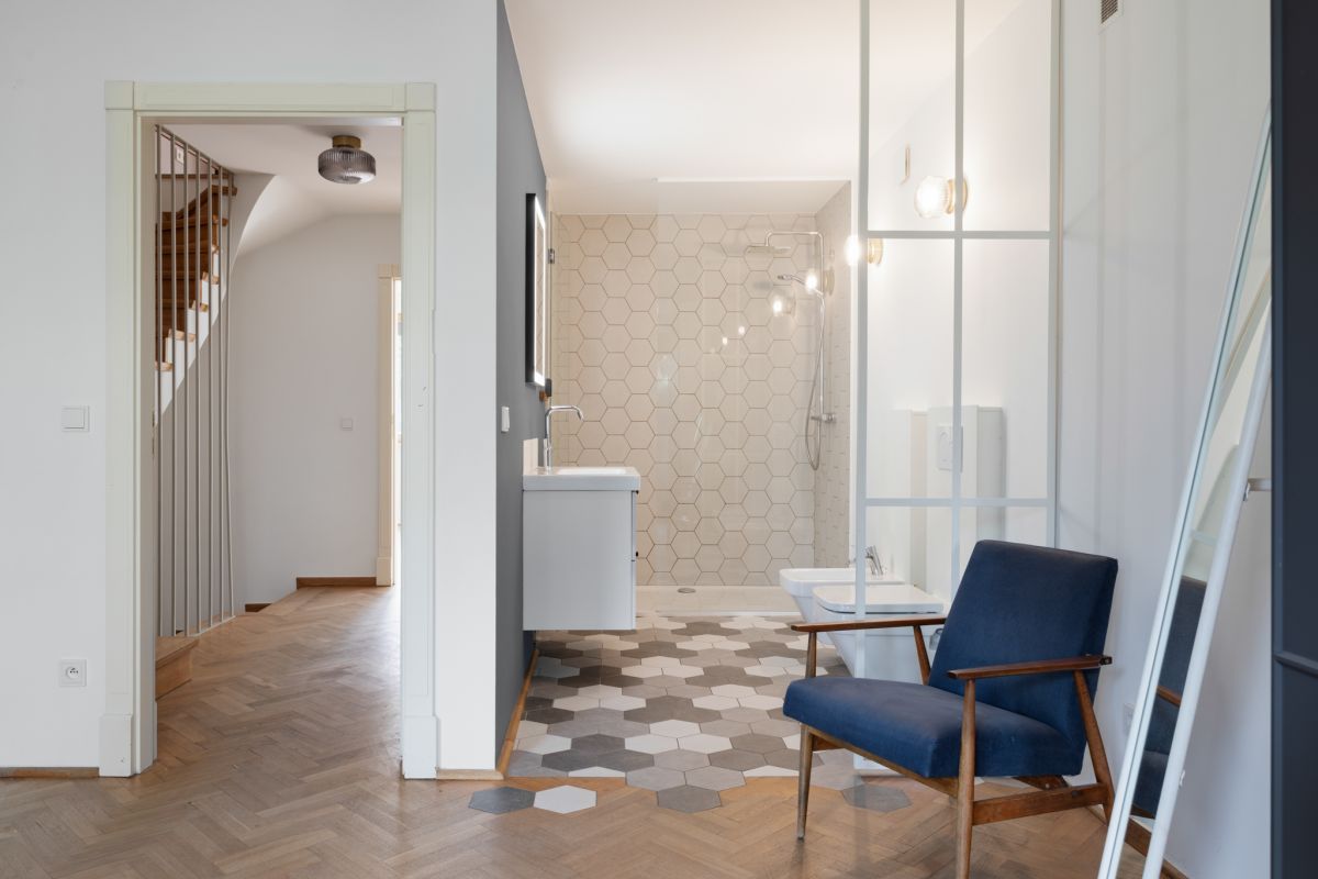 dom szeregowy, 5 pokoi Warszawa Saska Kępa, ul. Berneńska. Zdjęcie 10