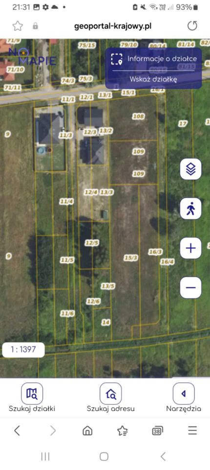 Działka rolno-budowlana Nowe Lipiny, ul. Rolna