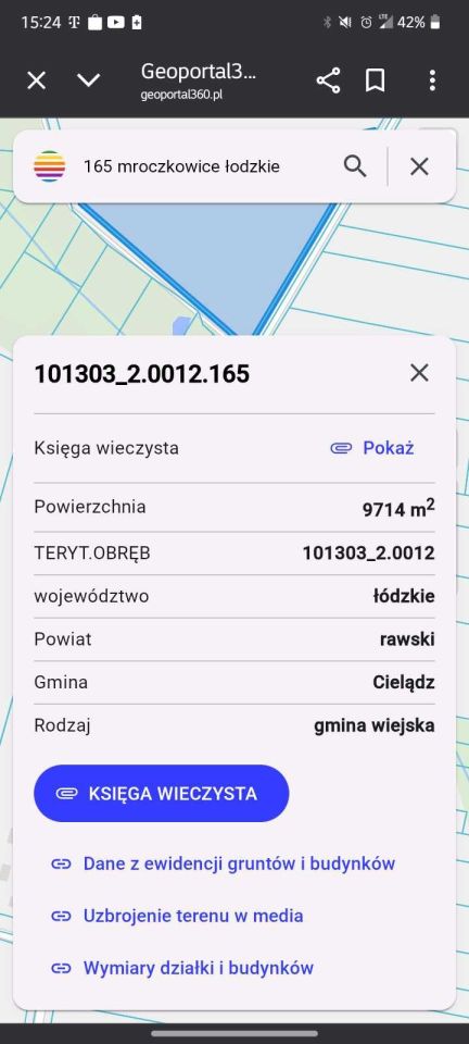 Działka rolna Mroczkowice. Zdjęcie 4