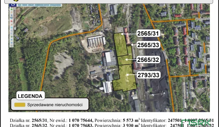 Działka Sosnowiec Porąbka, ul. Minerów