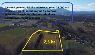 Działka rolno-budowlana Ustroń Lipowiec, ul. Przetnica