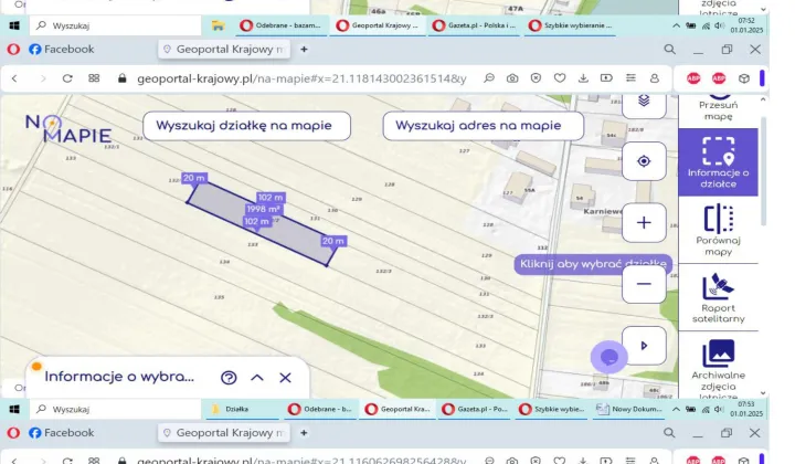 Działka budowlana Karniewek