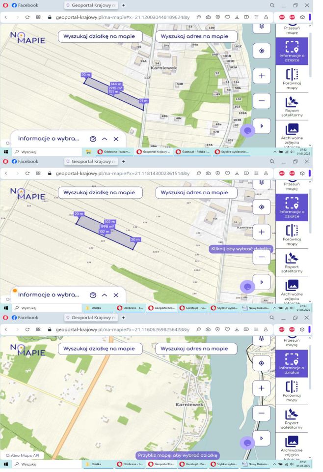 Działka budowlana Karniewek