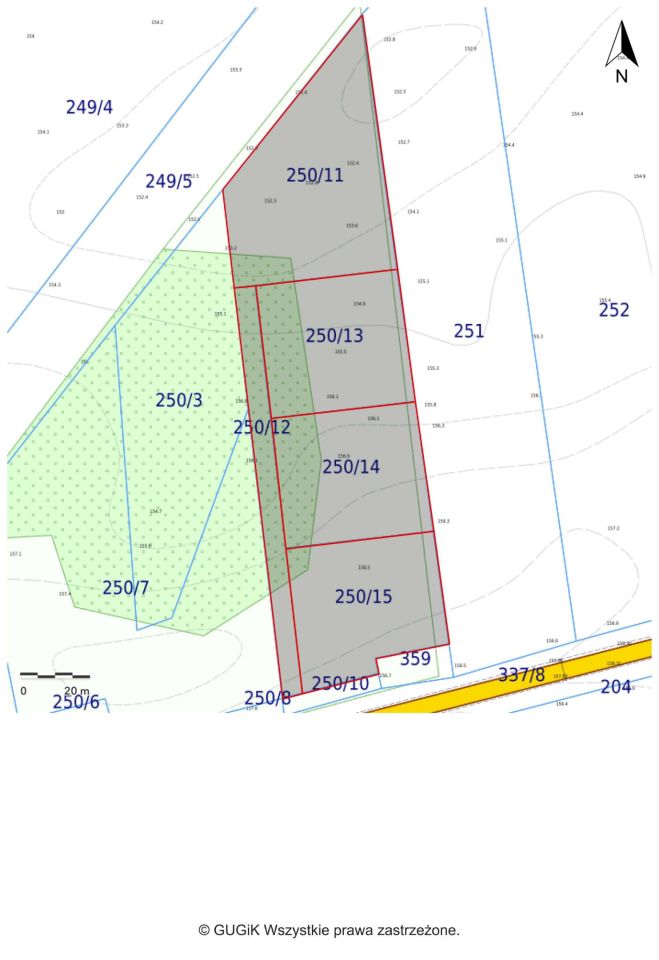 Działka budowlana Jelenino. Zdjęcie 2