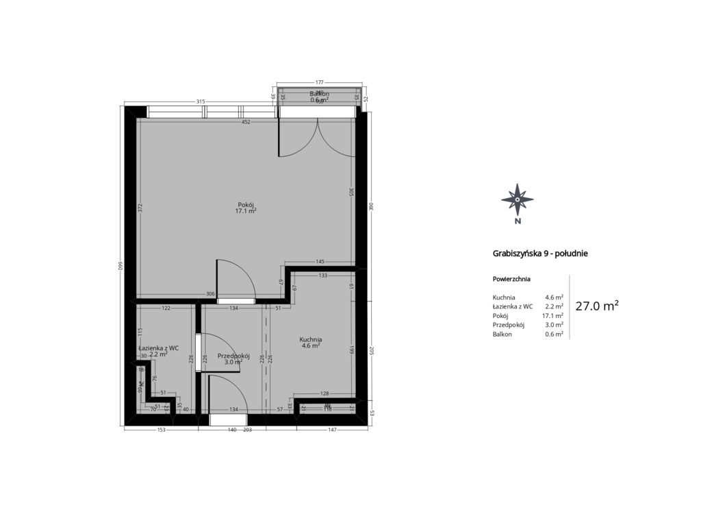 Mieszkanie 1-pokojowe Wrocław Stare Miasto, ul. Grabiszyńska. Zdjęcie 14