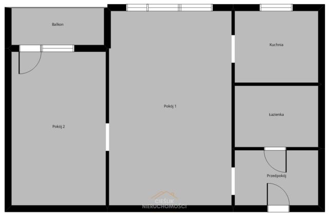 Mieszkanie 2-pokojowe Katowice Dąb, ul. Dobra. Zdjęcie 15