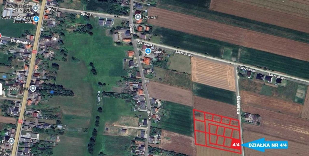 Działka budowlana Jarocin, ul. Ciświca. Zdjęcie 3