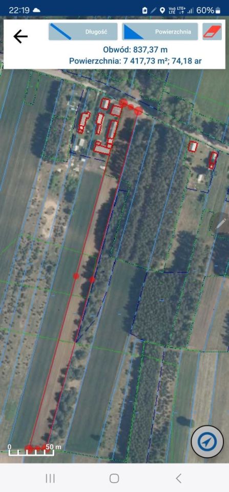 Działka rolno-budowlana Wojciechówka. Zdjęcie 3