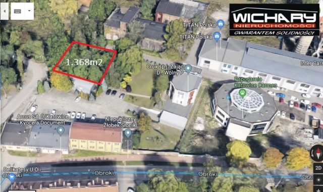 Działka inwestycyjna Katowice Załęże. Zdjęcie 1