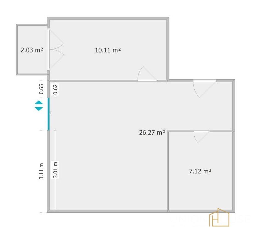 Mieszkanie 2-pokojowe Kraków Zabłocie, ul. Zabłocie. Zdjęcie 21