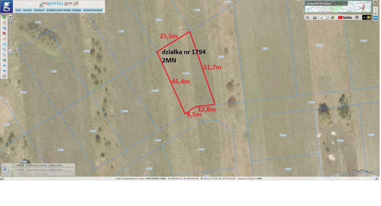 Działka budowlana Konin Wilków. Zdjęcie 2