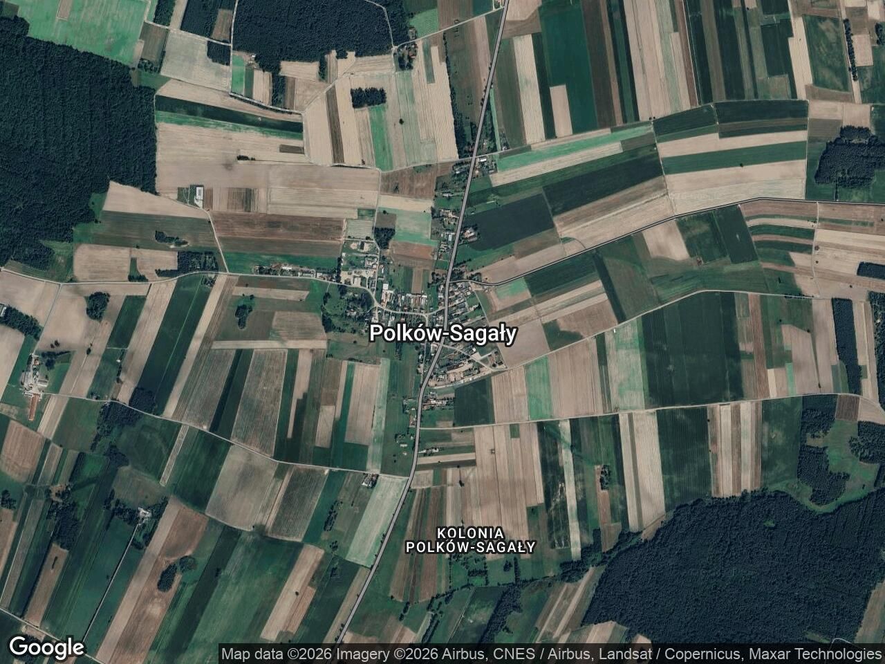 Działka rolna Polków-Sagały. Zdjęcie 1