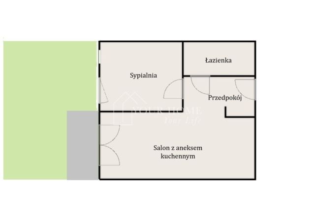 Mieszkanie 2-pokojowe Wrocław Muchobór Wielki, ul. Żwirki i Wigury. Zdjęcie 9