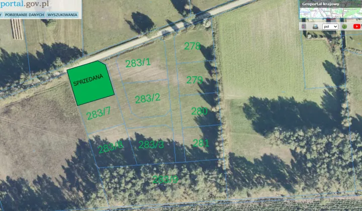 Działka budowlana Branno, ul. Sosnowa