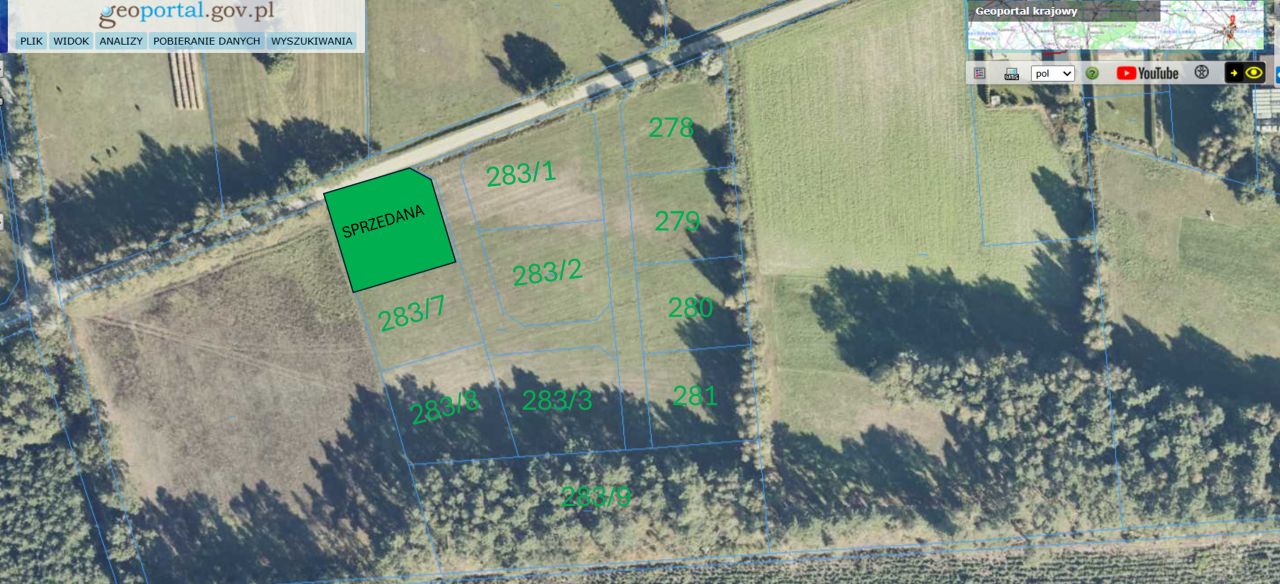 Działka budowlana Branno, ul. Sosnowa