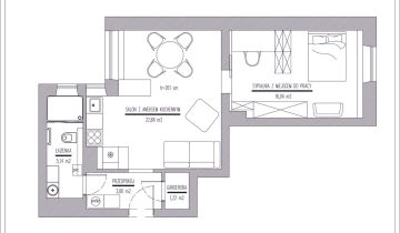 Mieszkanie 2-pokojowe Wrocław Śródmieście, ul. Monte Cassino