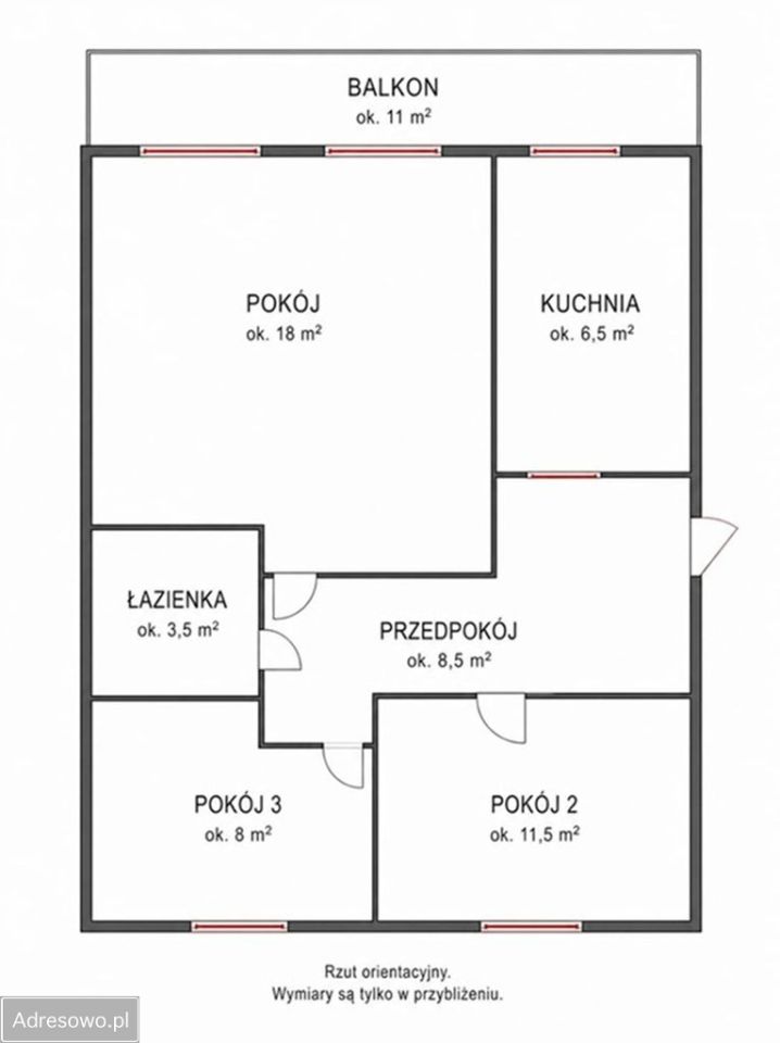 Mieszkanie 3-pokojowe Tychy, ul. Mikołaja Kopernika. Zdjęcie 5