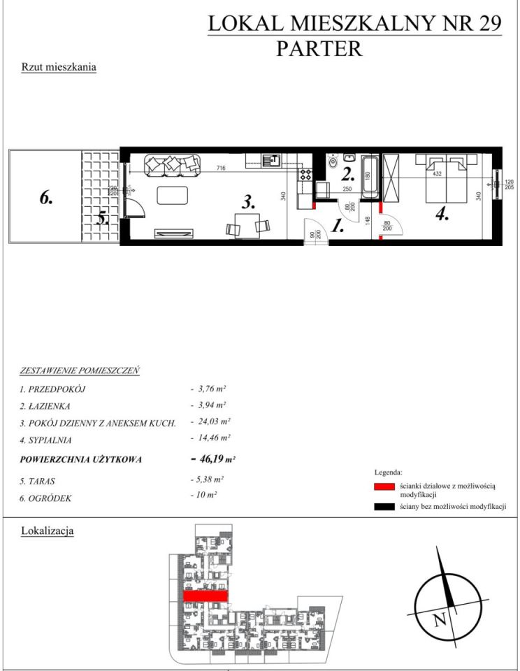 Mieszkanie 2-pokojowe Sochaczew, ul. Kochanowskiego. Zdjęcie 20