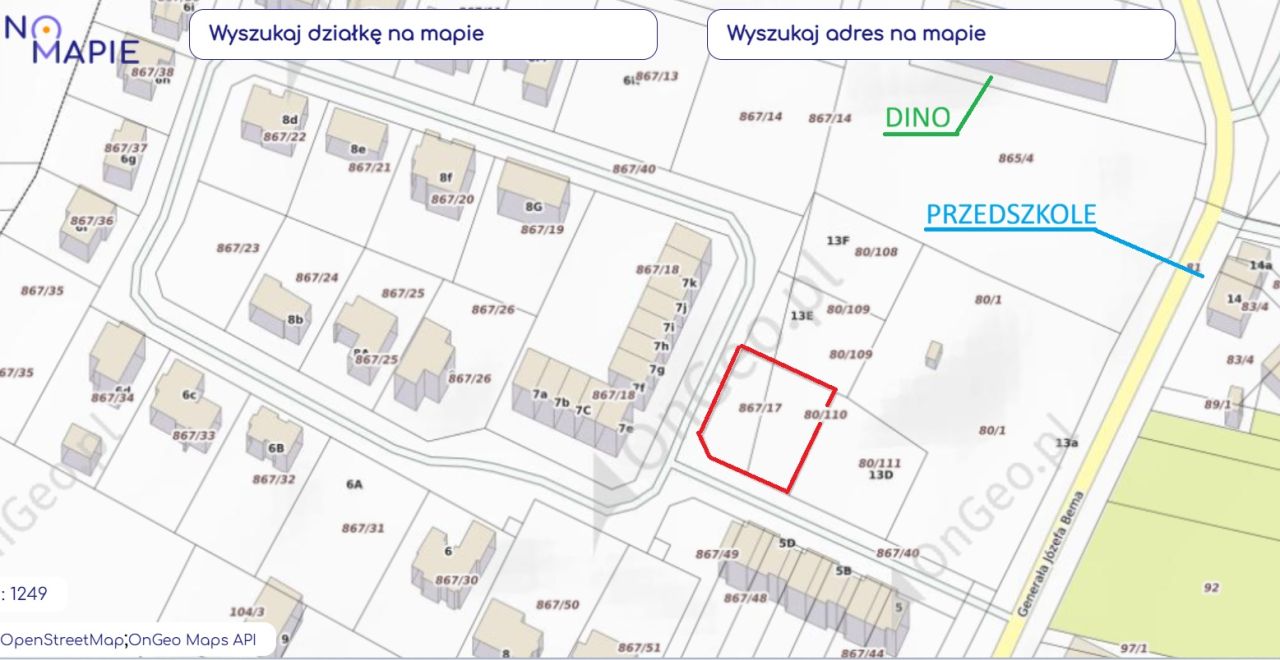 Działka budowlana Nowogard, ul. gen. Józefa Bema. Zdjęcie 2