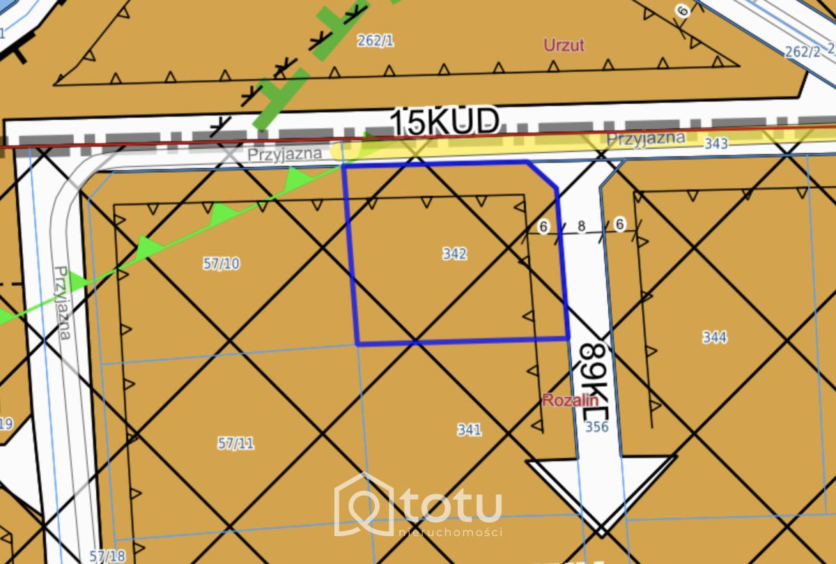 Działka budowlana Rozalin, ul. Przyjazna. Zdjęcie 5