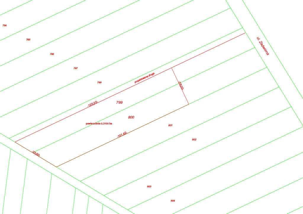 Działka budowlana Ostrowy nad Okszą, ul. Zadworna. Zdjęcie 2
