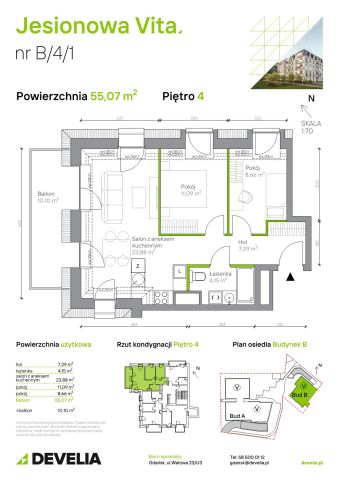 Mieszkanie 3-pokojowe Gdańsk Wrzeszcz, ul. Jesionowa. Zdjęcie 6