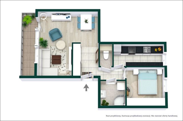 Mieszkanie 2-pokojowe Piastów, ul. Piotra Wysockiego. Zdjęcie 30