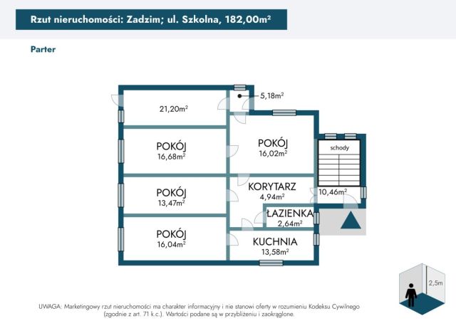 dom wolnostojący, 5 pokoi Zadzim. Zdjęcie 38