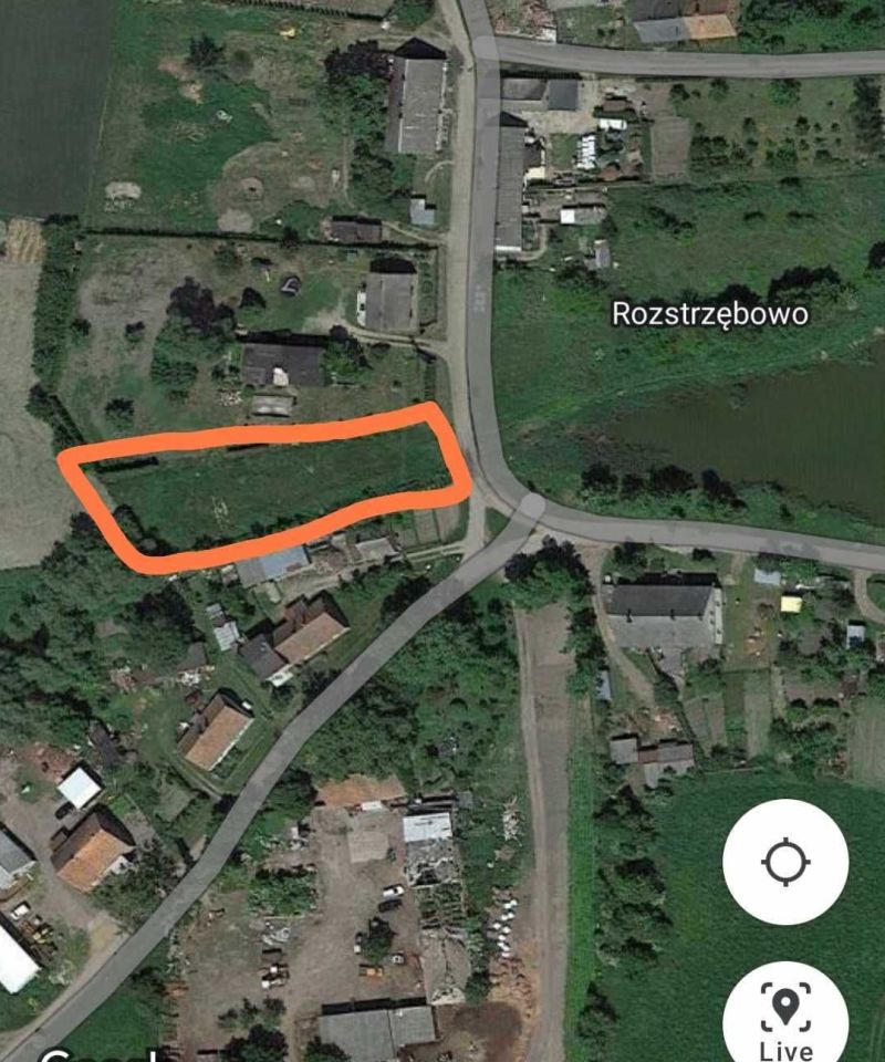 Działka budowlana Rozstrzębowo. Zdjęcie 1